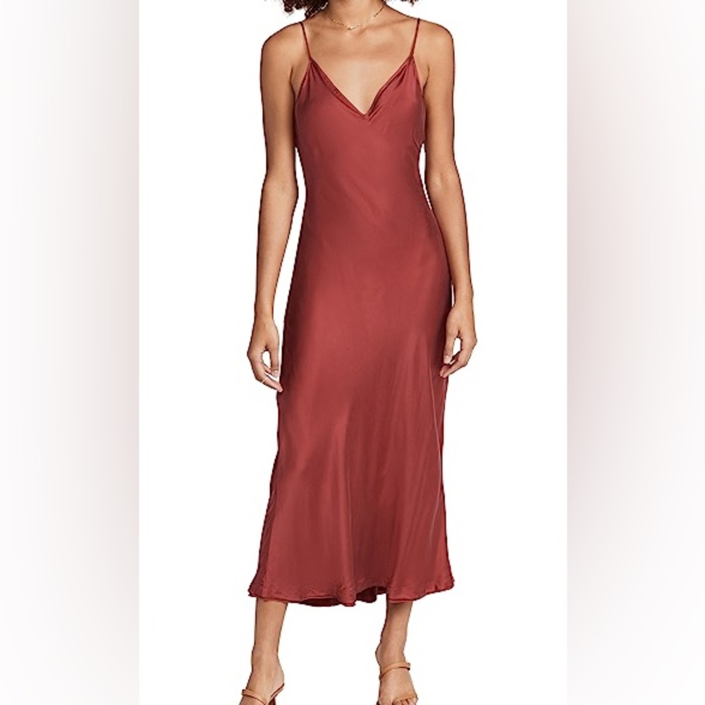 Jonathan Simkhai Bias Midi Slip Dress